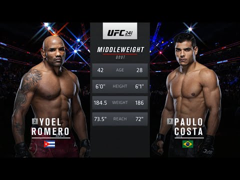 UFC 253 Free Fight: Paulo Costa vs Yoel Romero