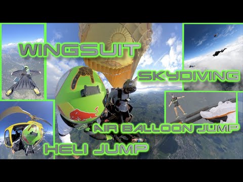 Extreme Sports | Wingsuit – Heli Jump – Skydiving – Air Balloon Jump | PAT