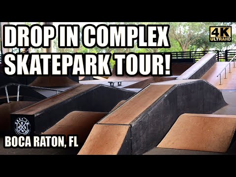 Drop In Action Sports Complex Skatepark Tour | Boca Raton, FL