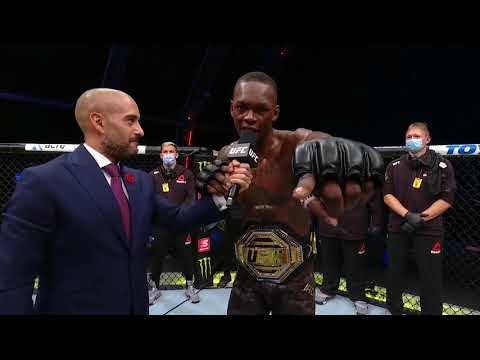 UFC 253: Israel Adesanya Octagon Interview | Improves to 20-0