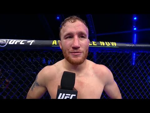 UFC 254: Justin Gaethje Octagon Interview