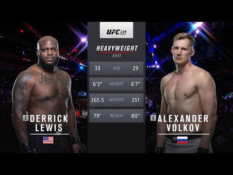 Free Fight: Derrick Lewis vs Alexander Volkov | Call of Duty® Free Fight Series