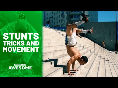 Stunts in Parkour, Ramp Flips, Street Skateboarding & More | People Are Awesome