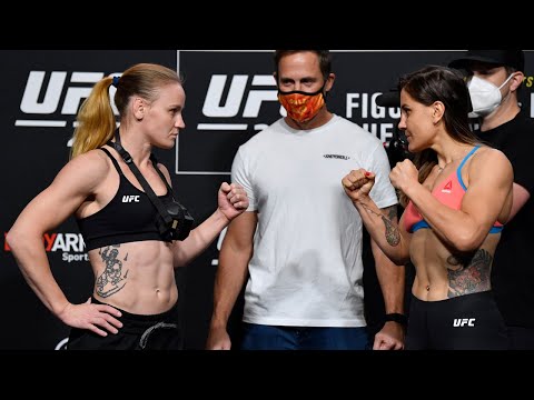 UFC 255: Weigh-in Faceoffs