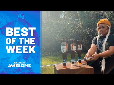 Slackline Kids, Extreme Skiing, Swords vs. Bottles & More | Best of the Week