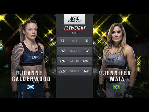 UFC 255 Free Fight: Jennifer Maia vs Joanne Calderwood