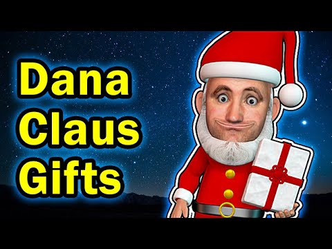 Dana Claus gifting Fighters Christmas gift