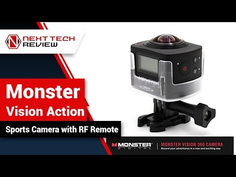 Monster Vision Action Sports Camera with RF Remote Product Review  – NTR