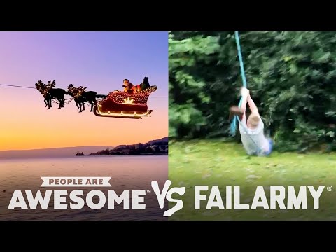 Car Drifting, Hoverboard, Hockey & Slackline Wins VS. Fails | People Are Awesome VS. FailArmy