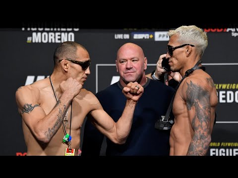 UFC 256: Weigh-in Faceoffs