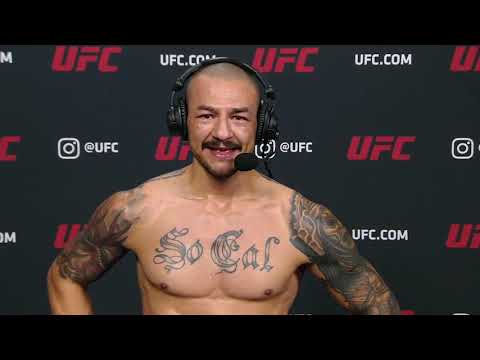 UFC 256: Cub Swanson Emotional Interview After KO Win