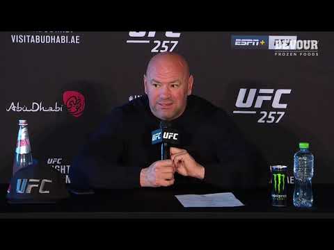 UFC 257: Dana White Post-fight Press Conference