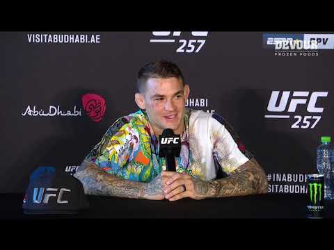 UFC 257: Dustin Poirier Post-fight Press Conference