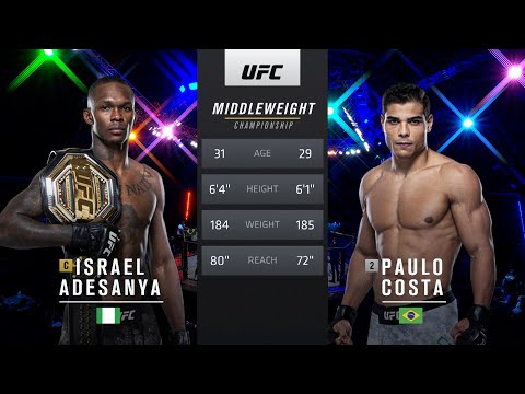 UFC 259 Free Fight: Israel Adesanya vs Paulo Costa