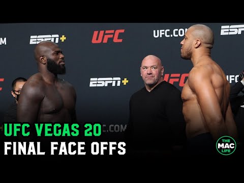 UFC Vegas 20: Jairzinho Rozenstruik vs. Ciryl Gane Final Face Off