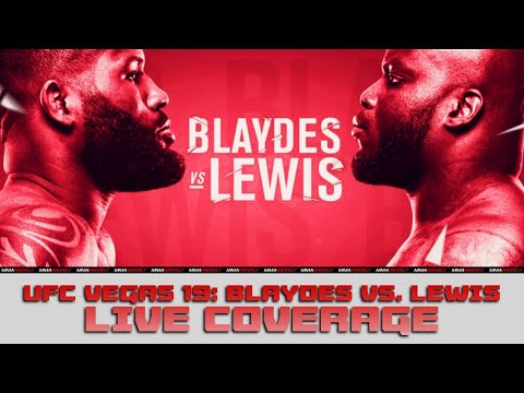 UFC Fight Night: Curtis Blaydes vs Derrick Lewis | LIVE Coverage