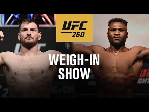 UFC 260: Live Weigh-in Show