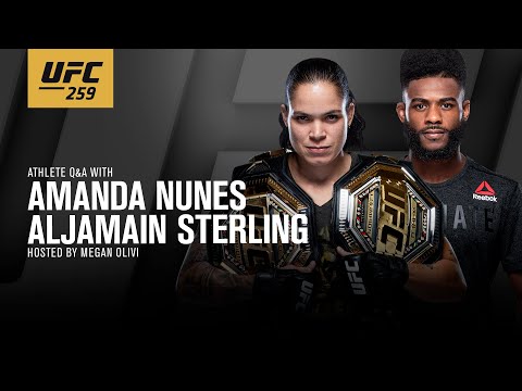 UFC 259 Q&A With Amanda Nunes and Aljamain Sterling