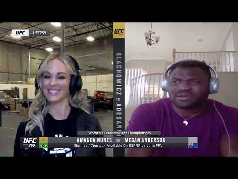 UFC 259 Quick Hits: Francis Ngannou Stops By