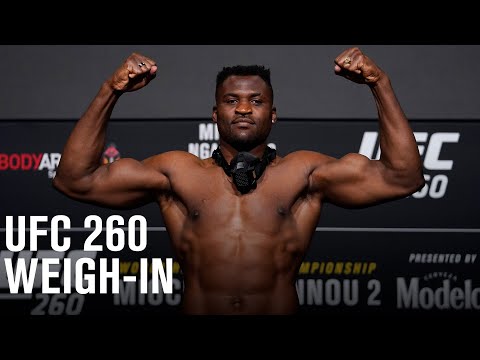 UFC 260: Miocic vs Ngannou 2 Weigh-in