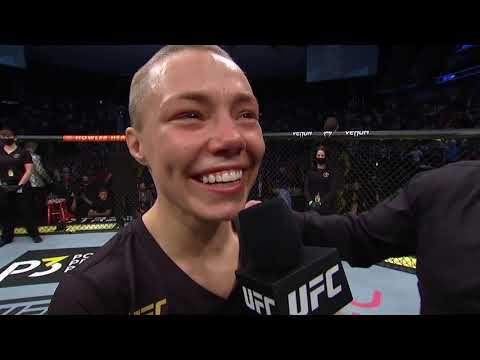 UFC 261: Rose Namajunas Octagon Interview | "I Did It Again!"