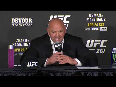 UFC 261: Dana White Post-fight Reaction