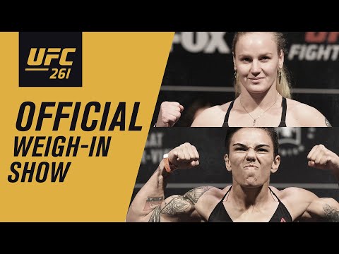 UFC 261: Official Weigh-in Show