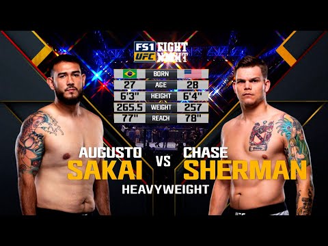 UFC Vegas 28 Free Fight: Augusto Sakai vs Chase Sherman