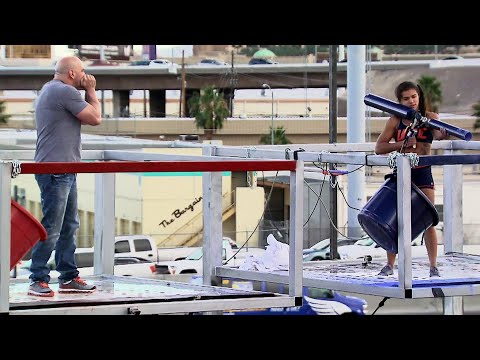 TUF Moments: Joanna vs Claudia Coaches Challenge | Massive Dunk Tanks