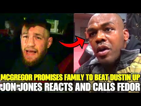 Conor McGregor PROMISES family to win at UFC 264 and WELCOMES Mackenzie Dern to his team, Jon Jones