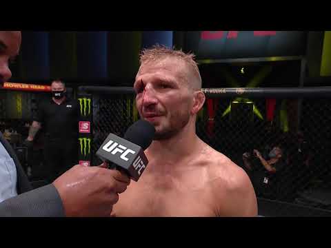 TJ Dillashaw Octagon Interview | UFC Vegas 32