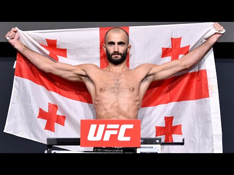 UFC Vegas 35: Barboza vs Chikadze Weigh-in