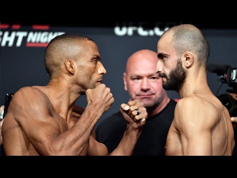 UFC Vegas 35: Weigh-in Faceoffs