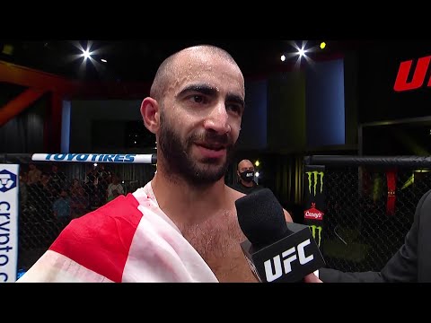 Giga Chikadze Octagon Interview | UFC Vegas 35