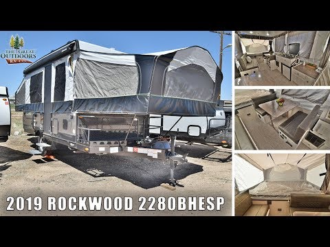 New 2019 Off Road Pop Up ROCKWOOD 2280BHESP Extreme Sports Package Camper RV Colorado Dealer
