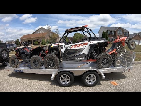 Theregoes Action Sports New Aluma 20' Trailer