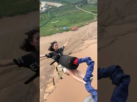 bungee jumping丨Extreme sports  #Bungee jumping  #beauty