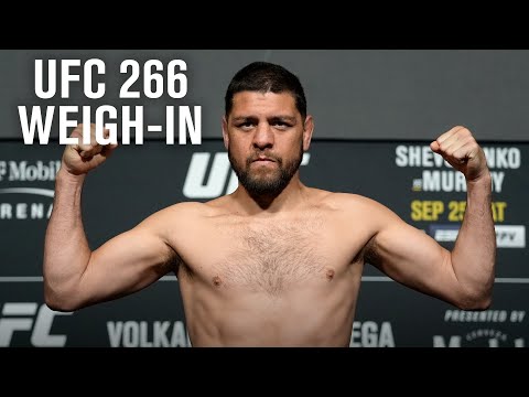 UFC 266: Volkanovski vs Ortega Weigh-in