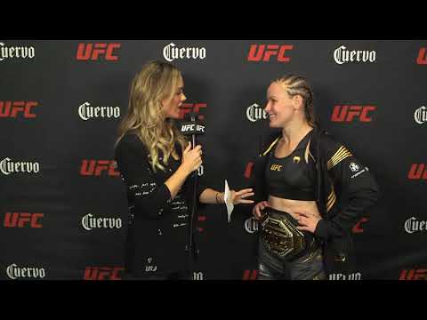 UFC 266 Quick Hits: Backstage With Valentina Shevchenko