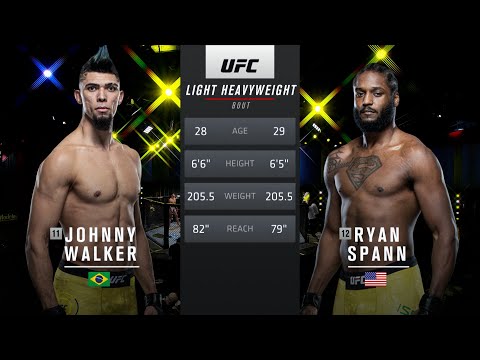 UFC Vegas 38 Free Fight: Johnny Walker vs Ryan Spann