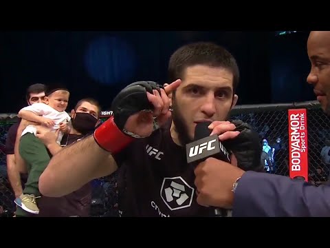 UFC 267: Islam Makhachev Octagon Interview