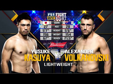 UFC Debut: Alexander Volkanovski vs Yusuke Kasuya | Free Fight