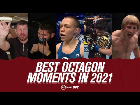 Best UFC Octagon Moments of 2021 | Hasbulla, Michael Bisping, Joe Rogan, Rose Namajunas