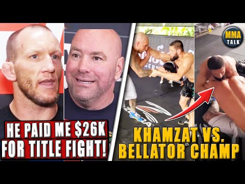 Ex-UFC Fighter GOES OFF on Dana White!Footage of Khamzat Chimaev wrestling w/ Bellator champ,Khabib