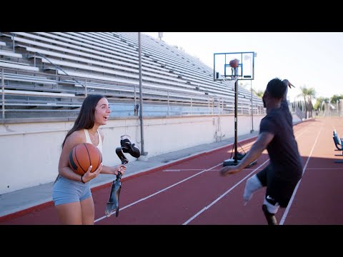 Basketball Star Stephania Ergemlidze Races World's Fastest Man | Are You Faster Than Blake Leeper