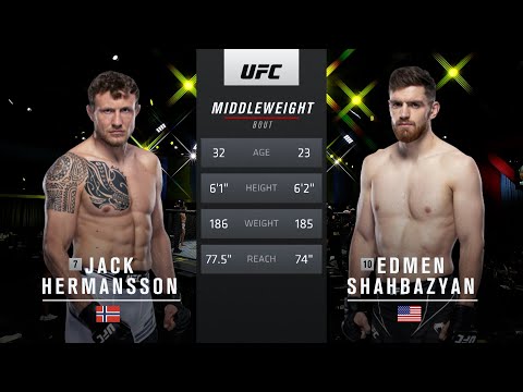 UFC Vegas 47 Free Fight: Jack Hermansson vs Edmen Shahbazyan