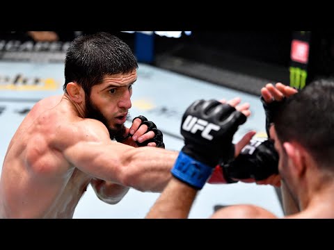 Islam Makhachev Secures the Submission in First Event as Headliner