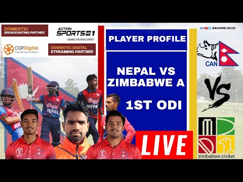 Players Profile – Nepal vs Zimbabwe A | Live on Osr sports, Action sports | Nepal vs zimbabwe