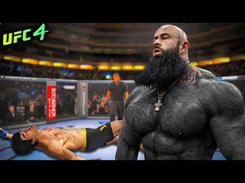 Bruce Lee vs. Black Tattoo | Bodybuilder (EA sports UFC 4)