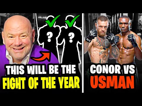 BREAKING! Dana White REVEALS new UFC fight, Conor McGregor vs Kamaru Usman trash talk, Jon Jones